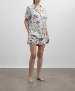 Liberty Sleepwear^Magical Plants Silk-Satin Short Pyjama Set
