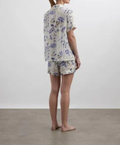 Liberty Sleepwear^Magical Plants Silk-Satin Short Pyjama Set