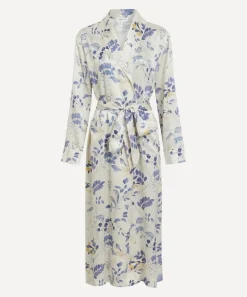 Liberty Sleepwear^Magical Plants Silk-Satin Robe
