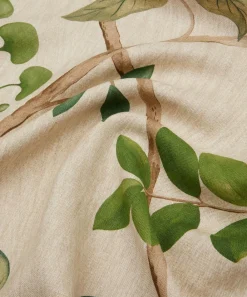 Liberty Interiors Furnishing Fabrics^Magical Plants Wycombe Linen in Lichen