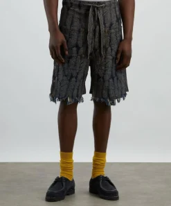 Kapital Shorts^Magpie Denim Double Knee Easy Shorts