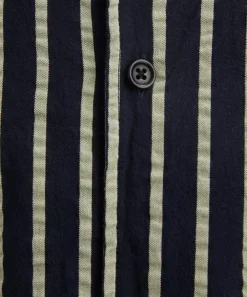 YMC Shirts^Malick Short-Sleeve Striped Shirt