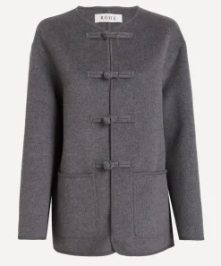 Róhe Coats & Jackets^Mandarin Double-Faced Wool Jacket