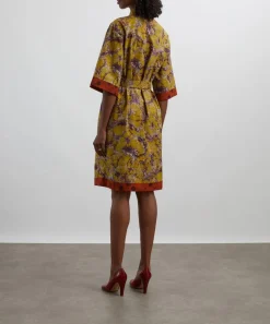 Dries Van Noten Dresses^Marble Cotton Shirt Dress