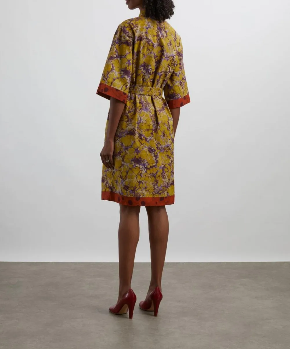 Dries Van Noten Dresses^Marble Cotton Shirt Dress