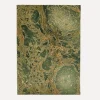 Giannini Stationery And Games^Marbled Notebook with Green Lining