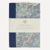 Giannini Stationery And Games^Marbled Notebook with Leather Spine and Tie