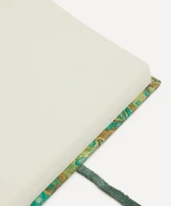 Giannini Stationery And Games^Marbled Notebook with Leather Spine and Tie