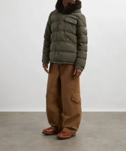 Moncler Coats & Jackets^Marcelettes Hooded Teddy-Trimmed Short Down Jacket