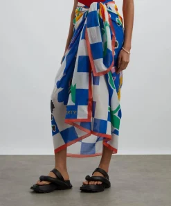Liberty Scarves^Marianna’s Bouquet 130x170 Cotton Sarong