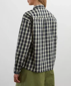 YMC Tops^Marianne Checked Long-Sleeve Shirt