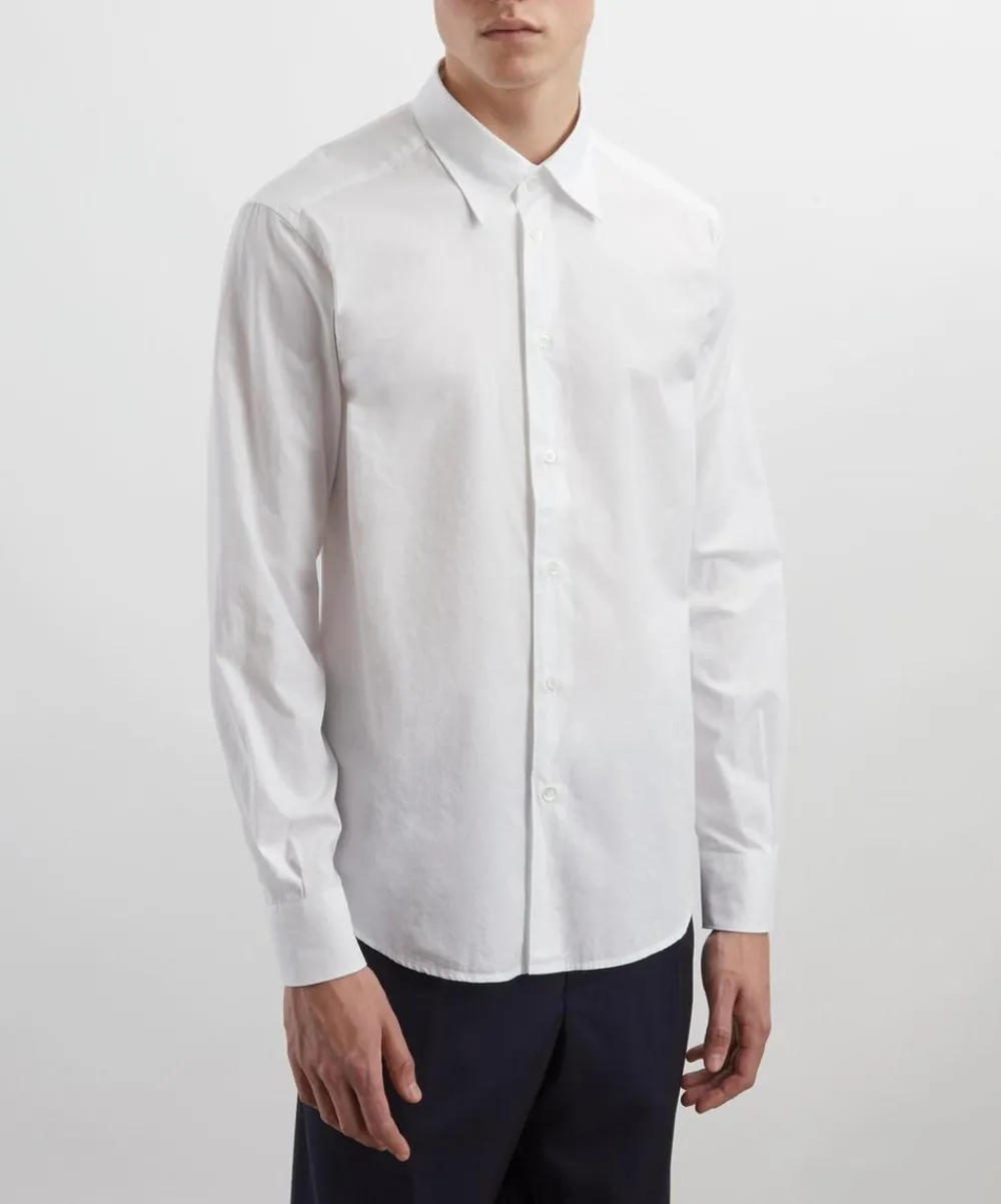 Barena Shirts^Maridola Crinkle Poplin Cotton Shirt