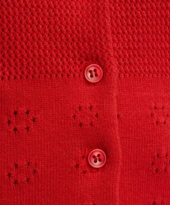 Peachy Den Tops^Marie Knit Jam Polo Top