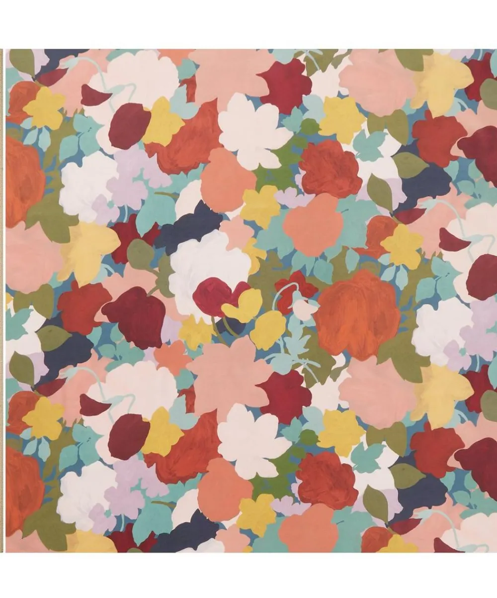 Liberty Fabrics Crepe De Chine^Marinas Tea Garden Crepe de Chine