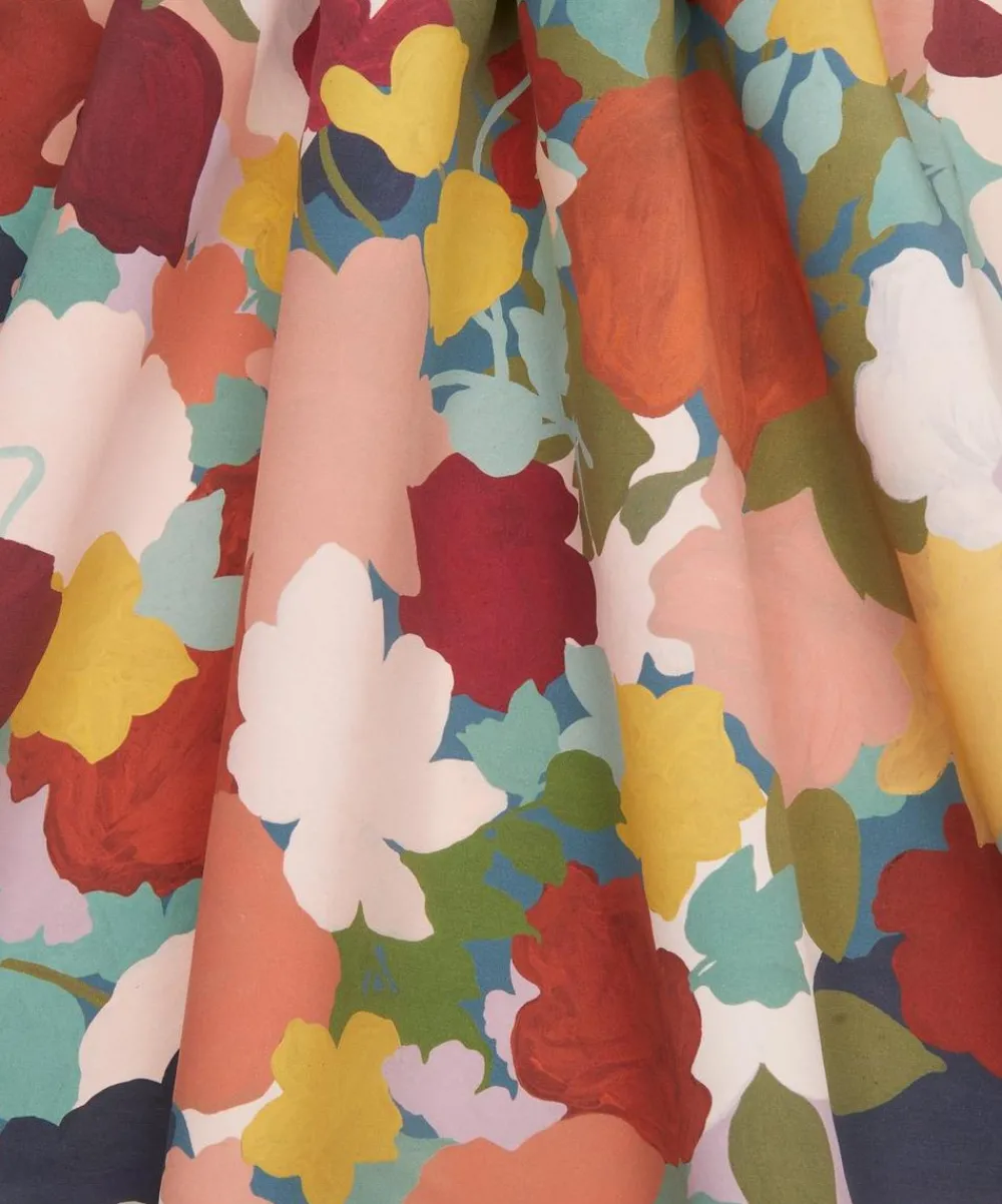 Liberty Fabrics Crepe De Chine^Marinas Tea Garden Crepe de Chine