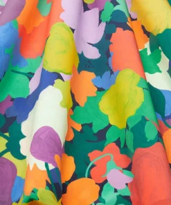 Liberty Fabrics Crepe De Chine^Marinas Tea Garden Crepe de Chine