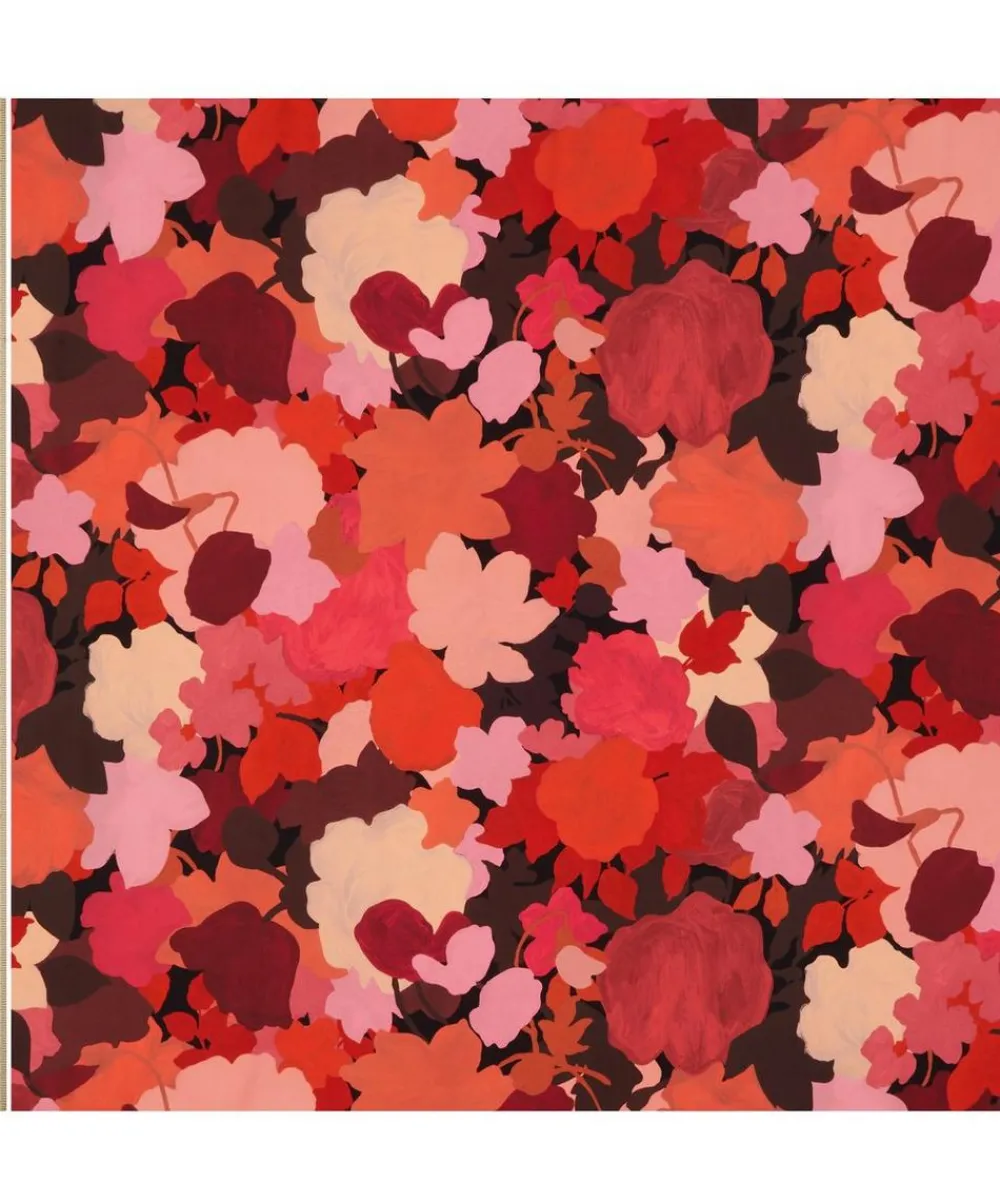 Liberty Fabrics Crepe De Chine^Marinas Tea Garden Crepe de Chine