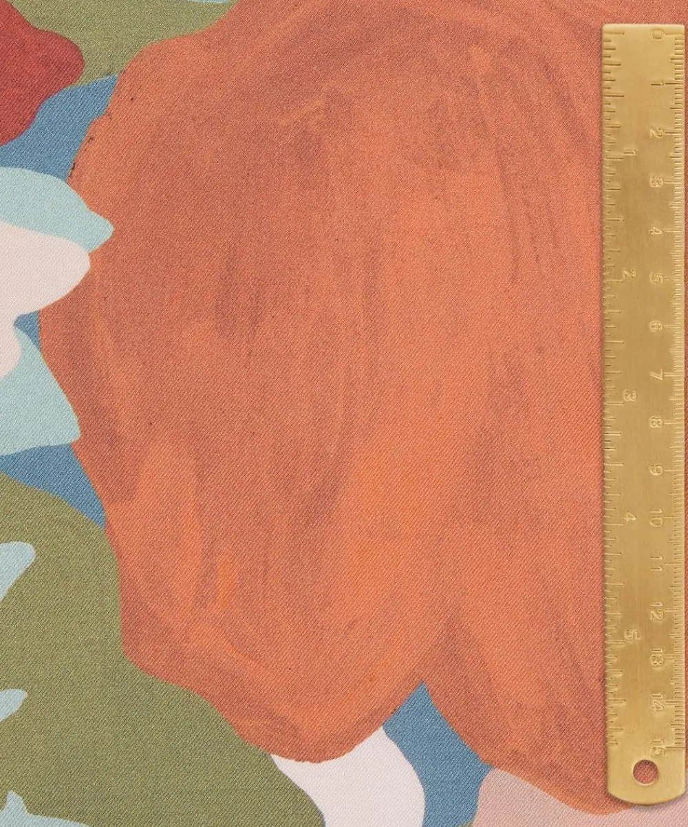 Liberty Fabrics Monument Twill^Marinas Tea Garden Silk Twill
