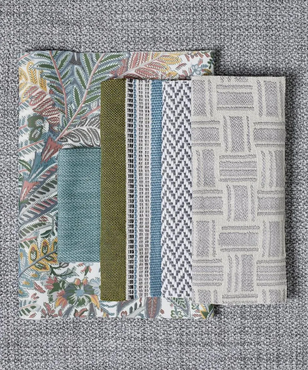 Liberty Interiors Furnishing Fabrics^Marquee Painswick Weave in Pewter – Outdoor