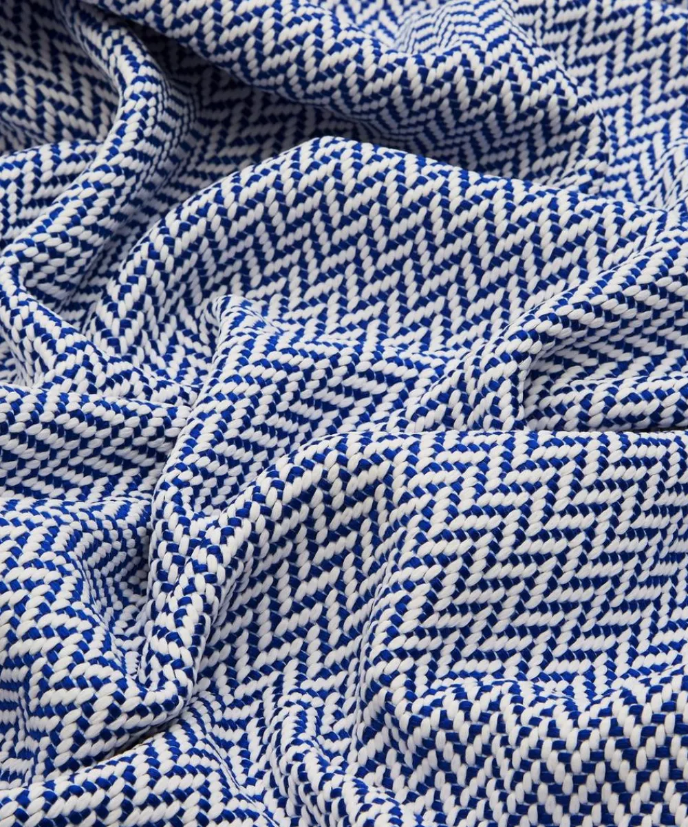 Liberty Interiors Furnishing Fabrics^Marquee Painswick Weave in Lapis – Outdoor