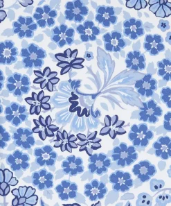 Liberty Interiors Furnishing Fabrics^Marquess Garden Chesham Sateen in Lapis