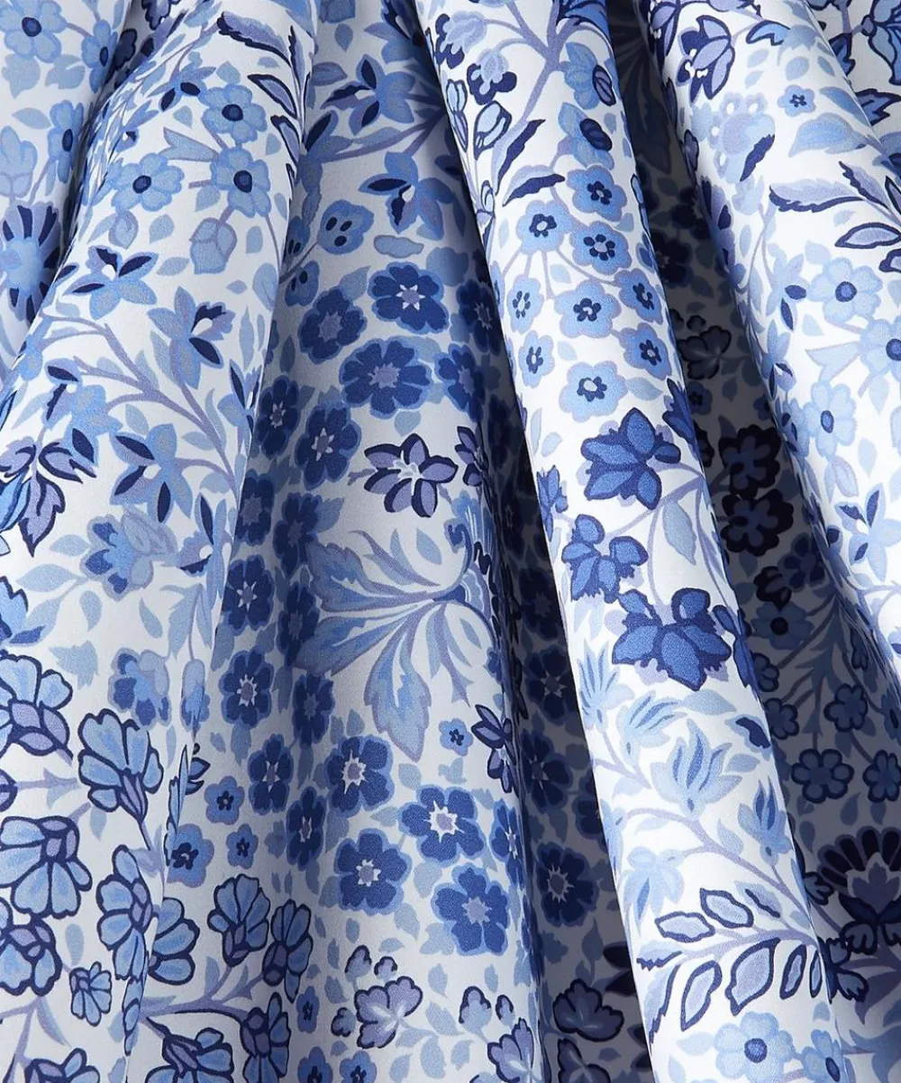 Liberty Interiors Furnishing Fabrics^Marquess Garden Chesham Sateen in Lapis