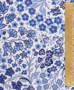Liberty Interiors Furnishing Fabrics^Marquess Garden Chesham Sateen in Lapis