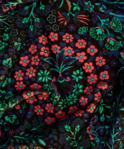 Liberty Interiors Furnishing Fabrics^Marquess Garden Cotton Velvet in Jade