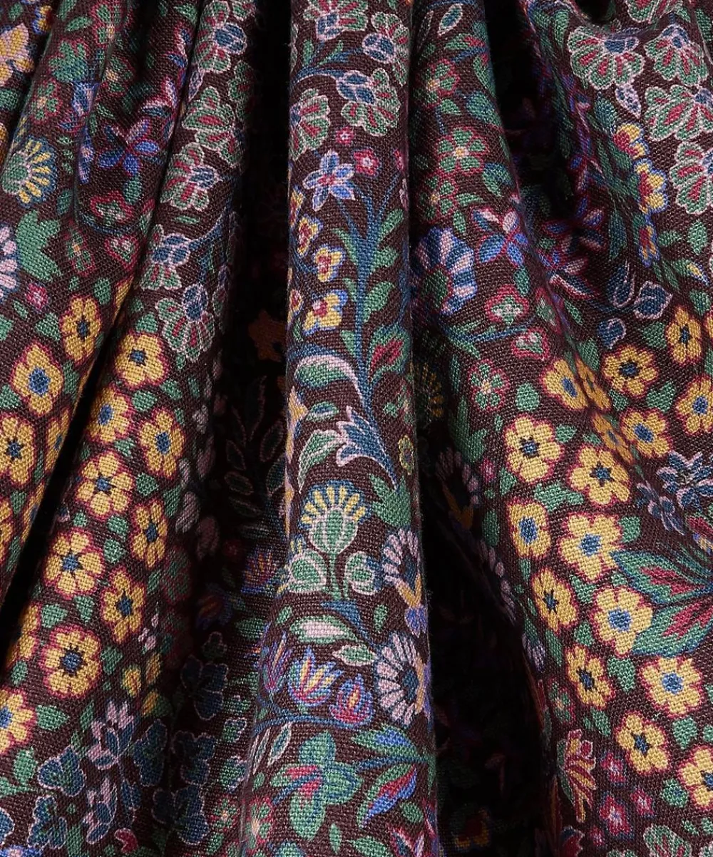 Liberty Interiors Furnishing Fabrics^Marquess Garden Ladbroke Linen in Dragonfly