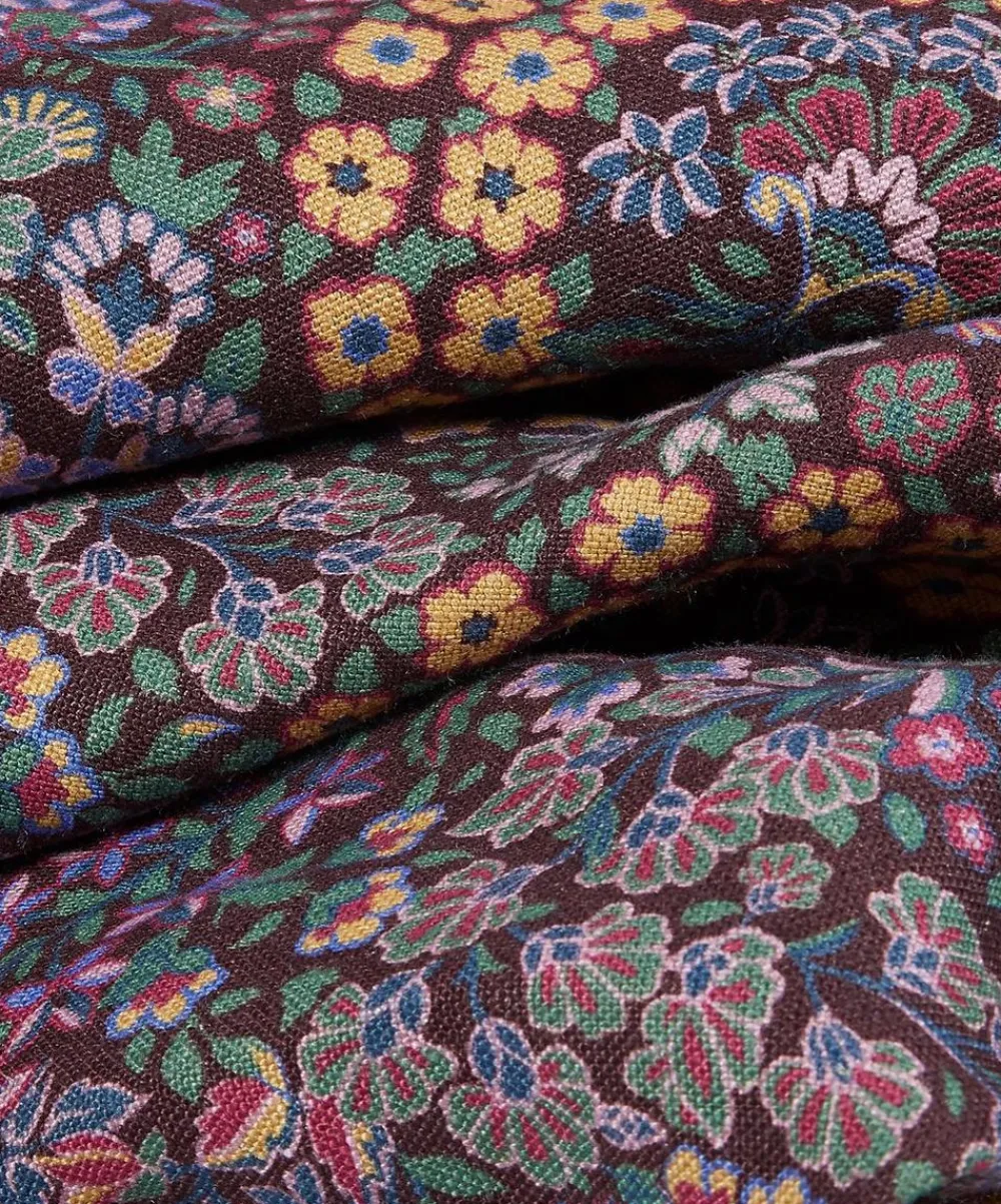 Liberty Interiors Furnishing Fabrics^Marquess Garden Ladbroke Linen in Dragonfly