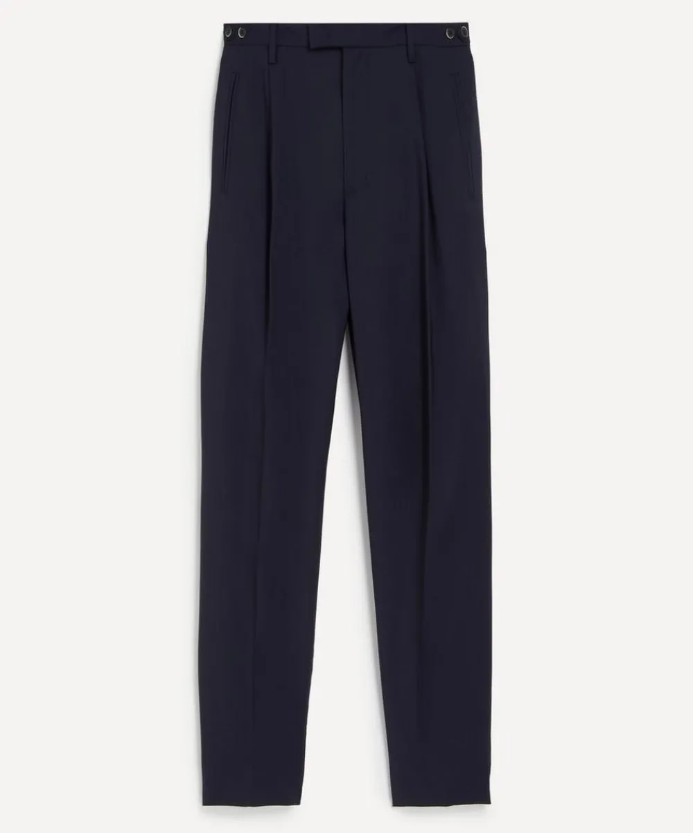 Barena Trousers^Masco Single-Pleat Tropical Wool Trousers