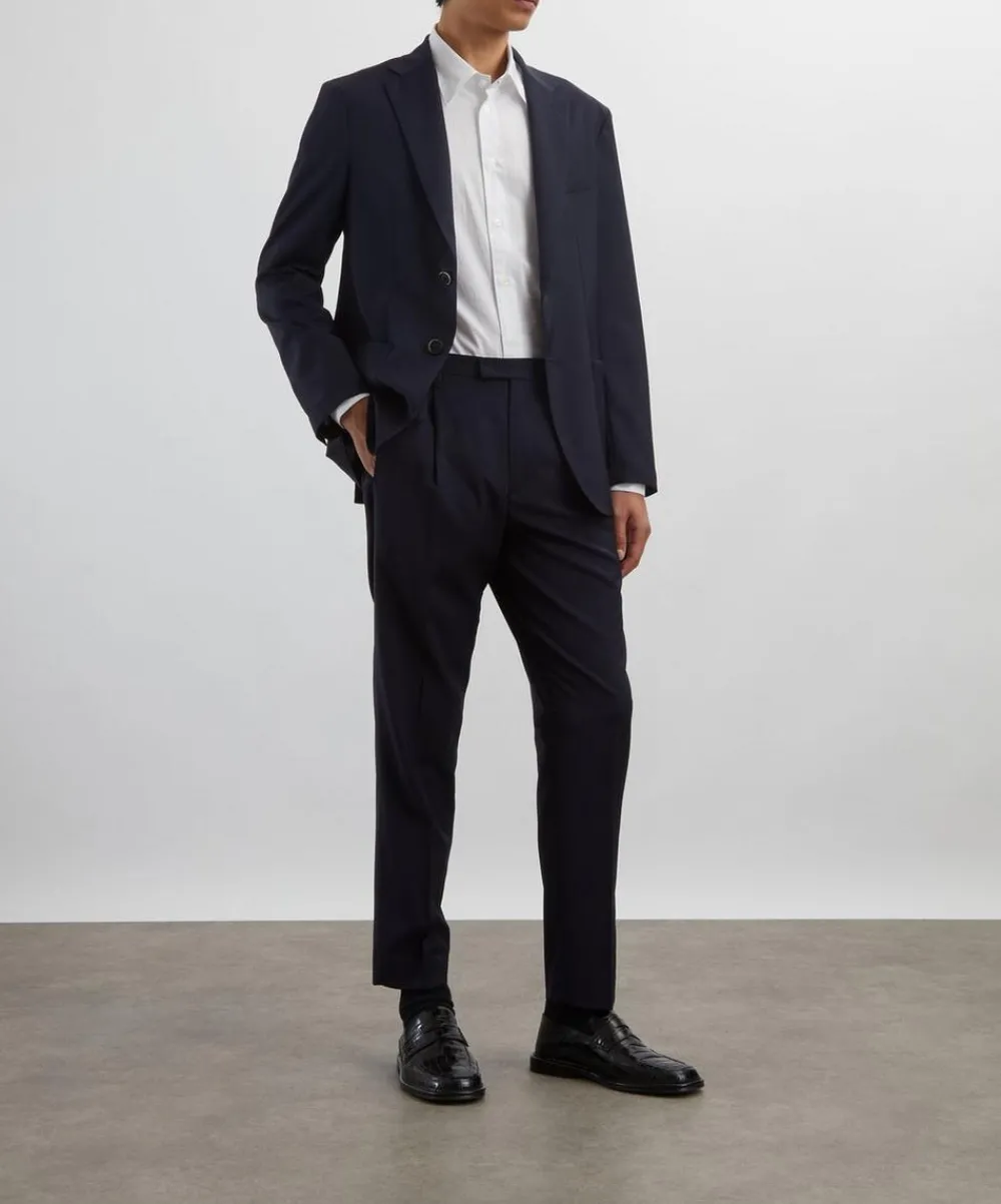 Barena Trousers^Masco Single-Pleat Tropical Wool Trousers