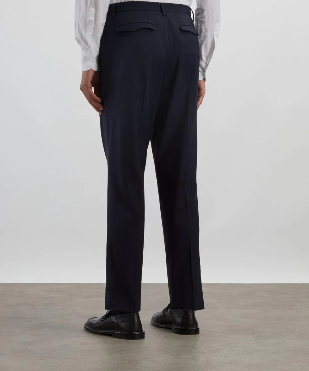 Barena Trousers^Masco Single-Pleat Tropical Wool Trousers