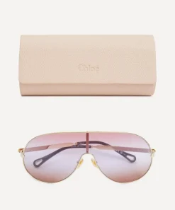 Chloé Sunglasses & Glasses^Mask Metal Sunglasses