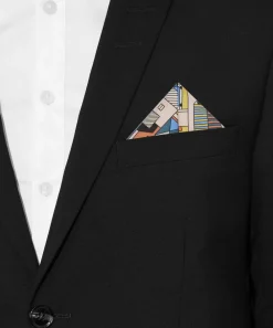 Liberty Pocket Squares^Master Plan Silk Pocket Square