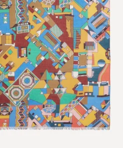 Liberty Scarves^Master Plan 60x160 Modal-Cashmere Scarf