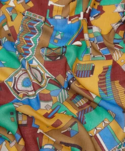 Liberty Scarves^Master Plan 60x160 Modal-Cashmere Scarf