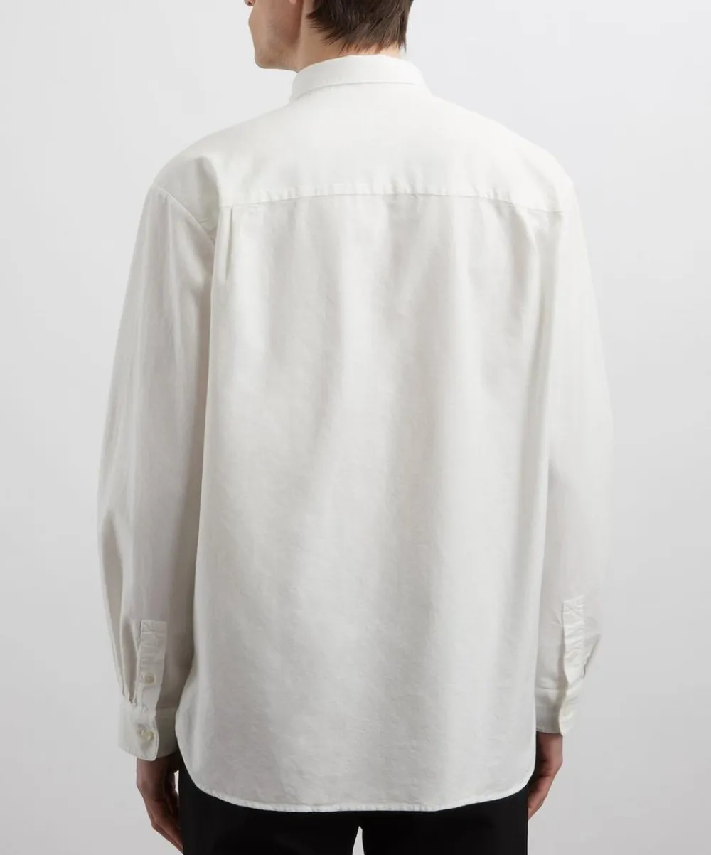 A.P.C. Shirts^Mateo Logo Cotton Shirt