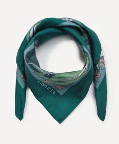 Liberty Scarves^May’s Garden 70x70 Silk Scarf