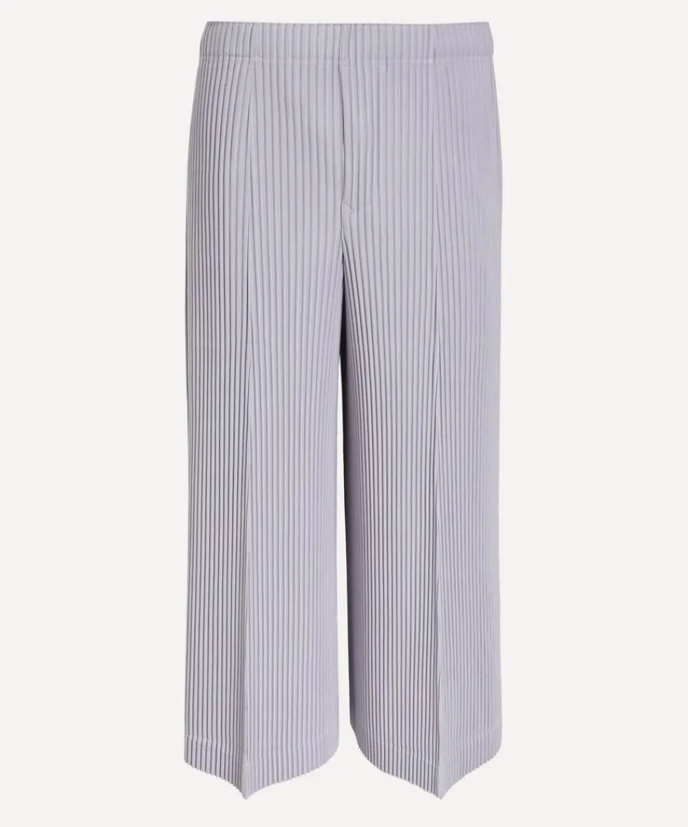 HOMME PLISSÉ ISSEY MIYAKE Shorts^MC JUNE Cloud Grey Pleated Shorts
