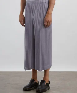 HOMME PLISSÉ ISSEY MIYAKE Shorts^MC JUNE Cloud Grey Pleated Shorts