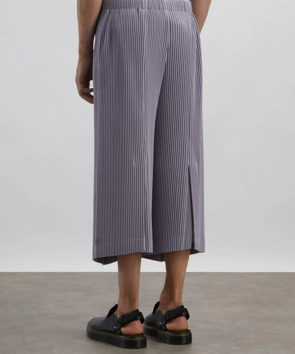 HOMME PLISSÉ ISSEY MIYAKE Shorts^MC JUNE Cloud Grey Pleated Shorts