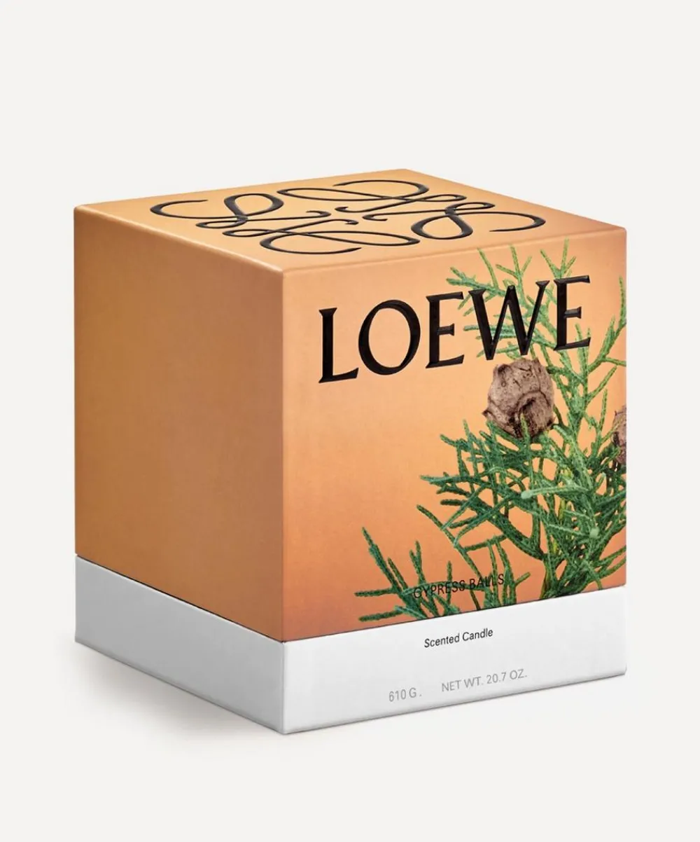 Loewe Candles & Candle Holders^Medium Cypress Balls Candle 610g