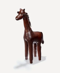 Omersa Footstools & Furniture|Ornaments^Medium Leather Giraffe