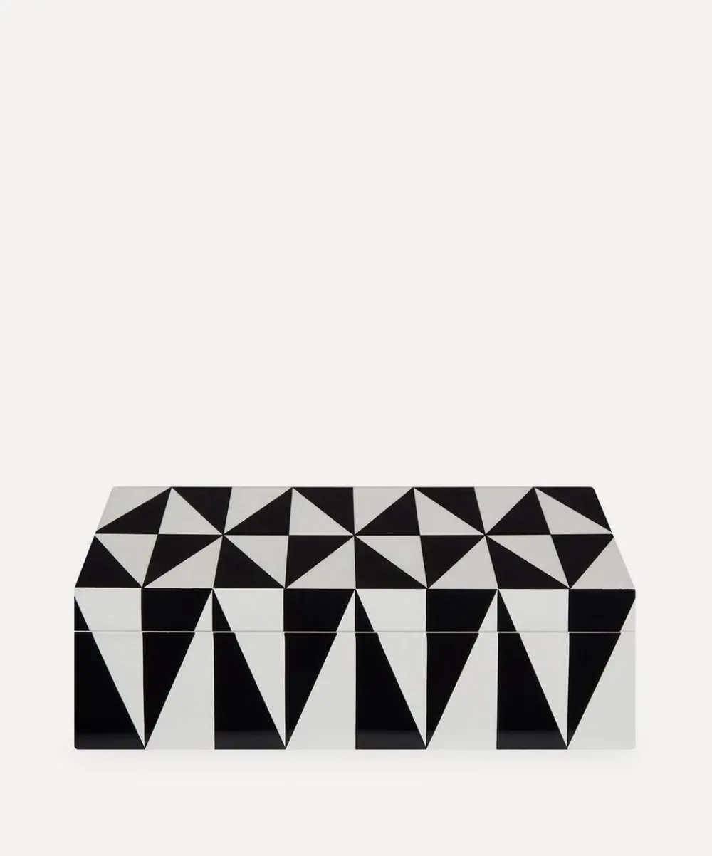Jonathan Adler Storage|Living Room^Medium Op Art Lacquer Box