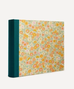 Esmie Stationery And Games^Medium Peach Orange Daisies Landscape Album