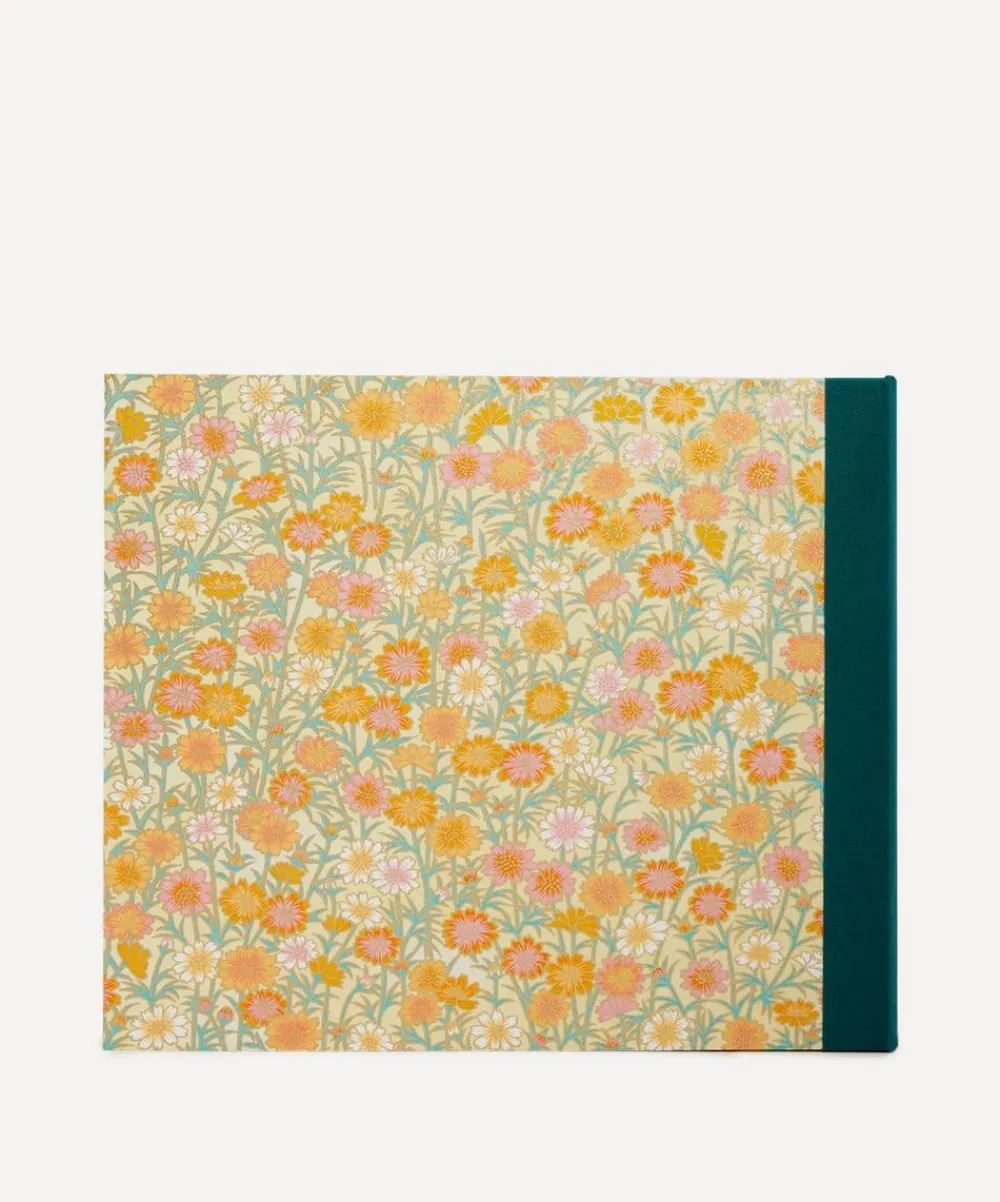 Esmie Stationery And Games^Medium Peach Orange Daisies Landscape Album