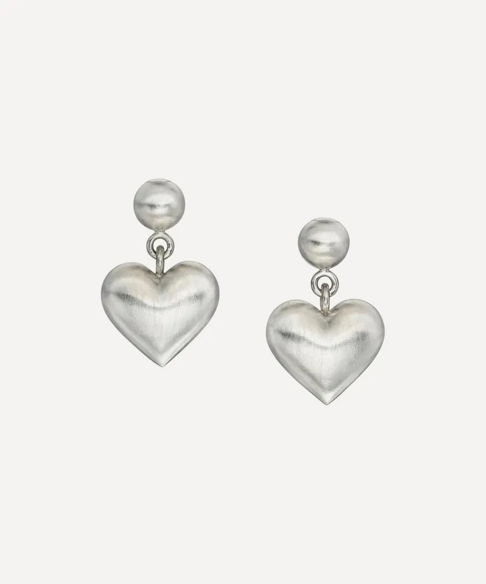 Rachel Quinn Earrings|Earrings^Medium Puffed Heart Drop Earrings