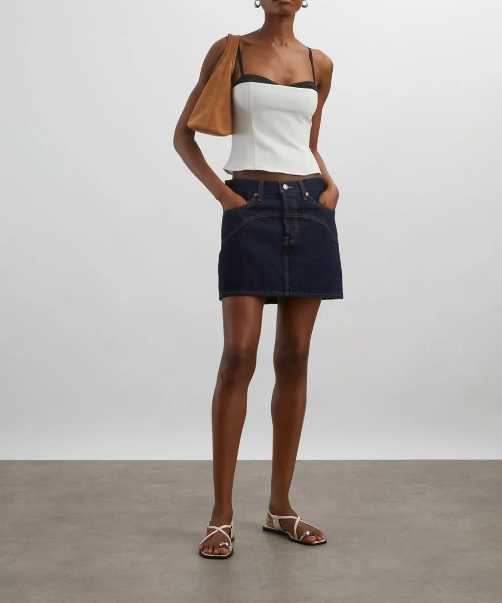 Reformation Tops^Melanie Layered Bandeau Top