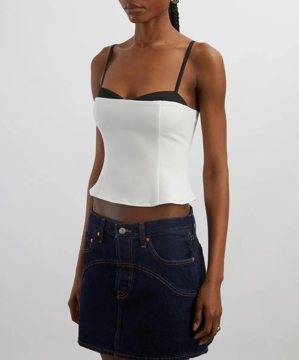 Reformation Tops^Melanie Layered Bandeau Top